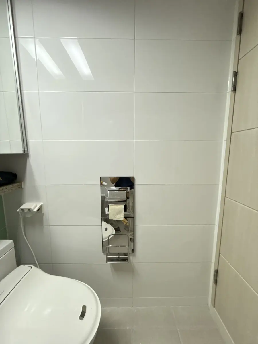 벽타일 크랙 보수 후 실제 작업사진